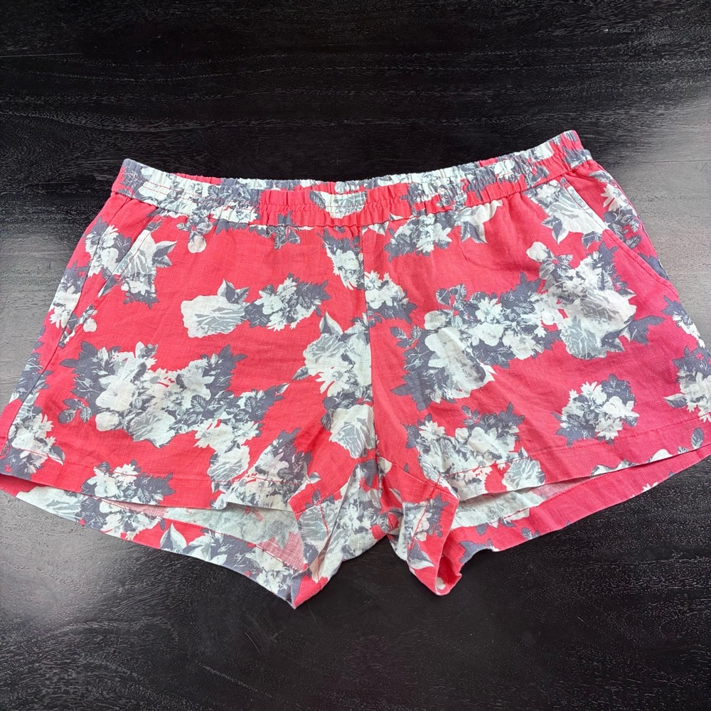 Kut from the Kloth Red Floral Women Shorts